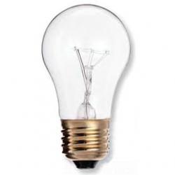 40 WATT A15 INCANDESCENT CLEAR 2500 AVERAGE RATED HOURS 290 LUMENS MEDIUM BASE 130 VOLTS